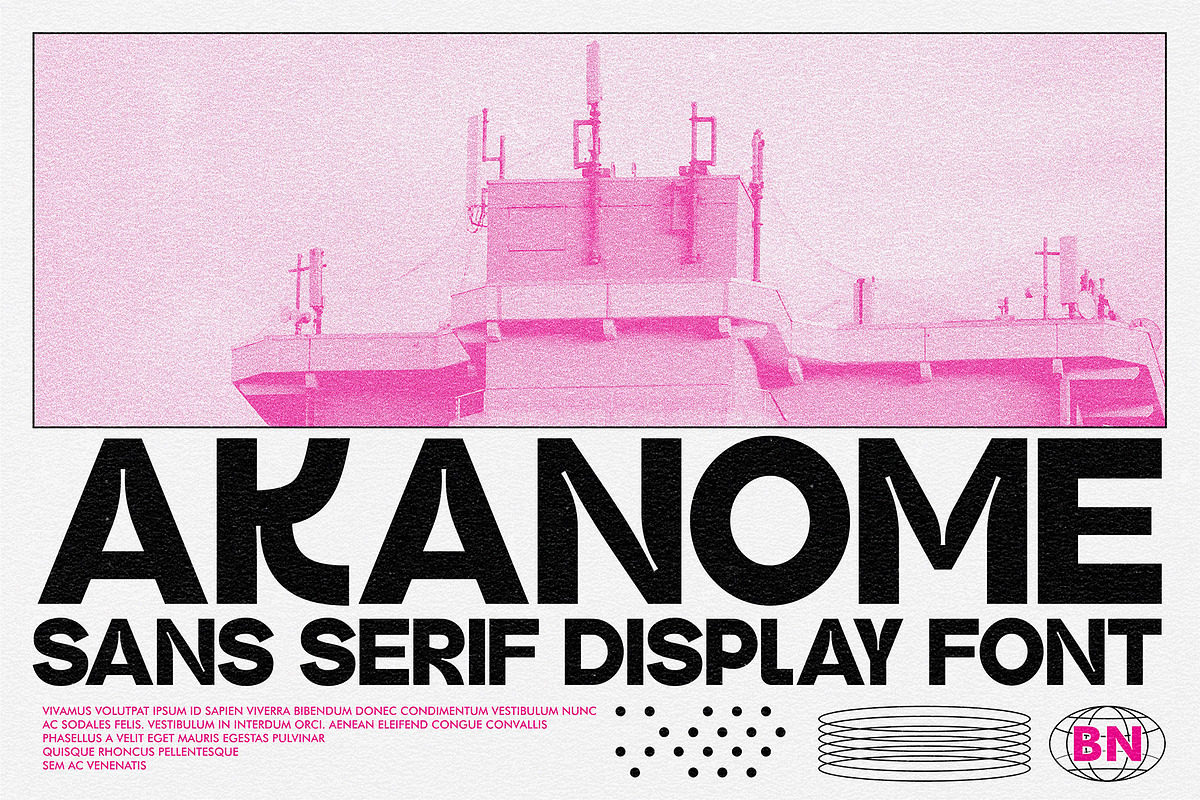 Akanome Sans, a Sans Serif Font by Bentype Studio (Photo 1 of 6)