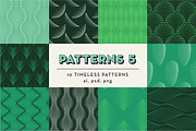 PATTERNS 5: 10 Geometric Patterns, a Pattern Graphic by kloroform (Thumbnail 5 of 5)
