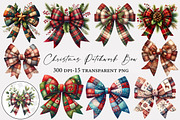 Christmas Patchwork Bow Clipart, an Illustration by Designworld (Thumbnail 1 of 5)