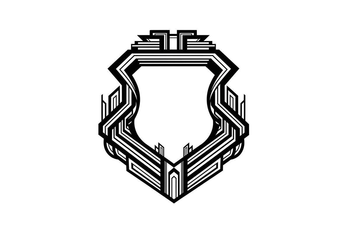 Art Deco Shield Frame SVG Bundle, an Illustration by Creativeshirt (Photo 19 of 31)