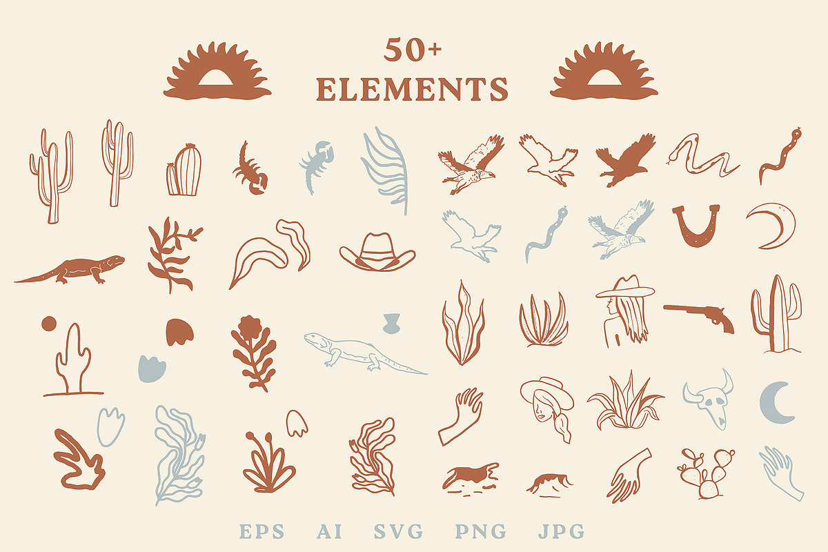 Wild West Bundle, an Object Graphic by Lisa Mill (Photo 5 of 10)