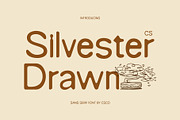 CS Silvester Drawn, a Sans Serif Font by Craft Supply Co. (Thumbnail 1 of 8)