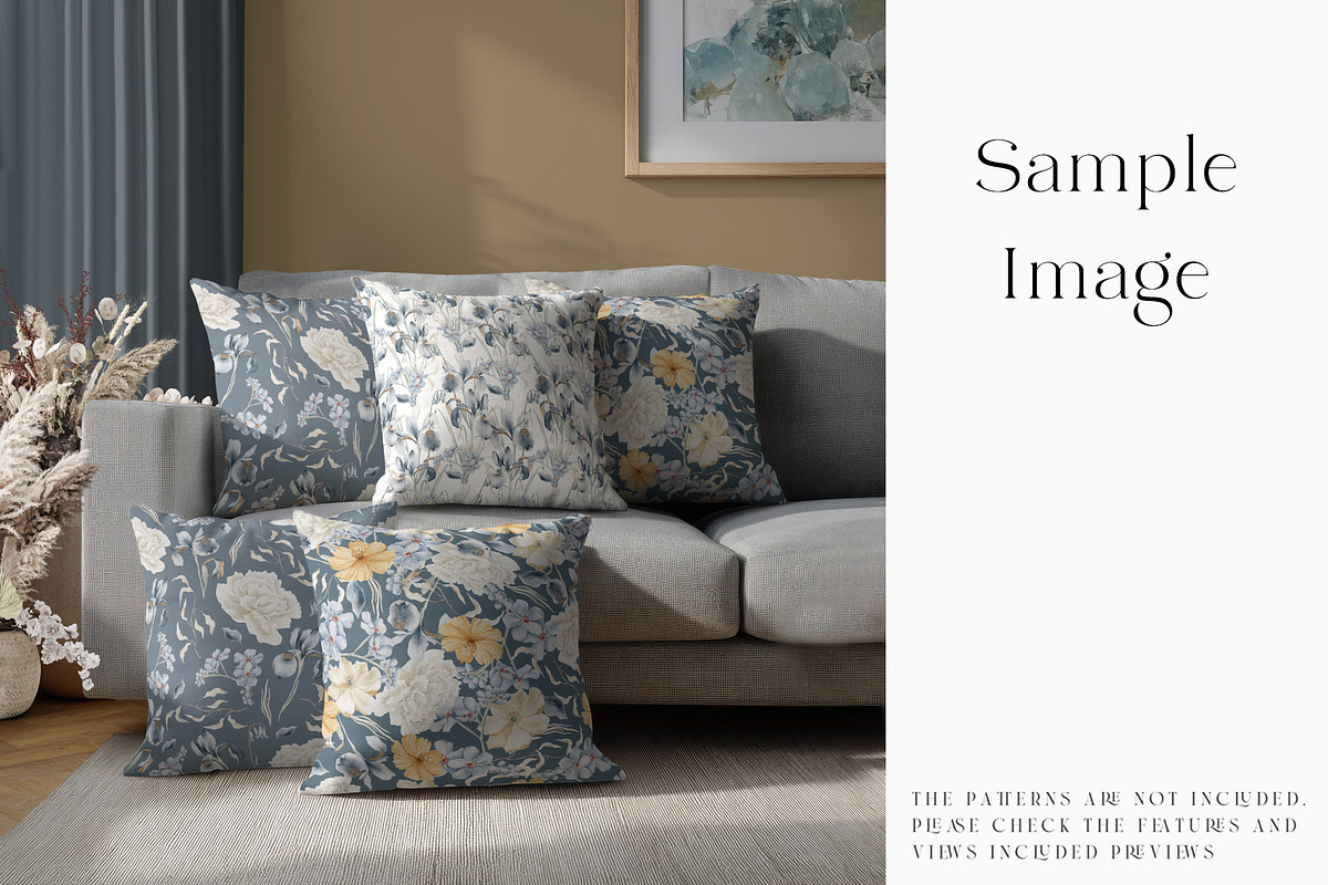 Throw Pillows Mockups, a Mockup by mock-ups (Photo 17 of 21)