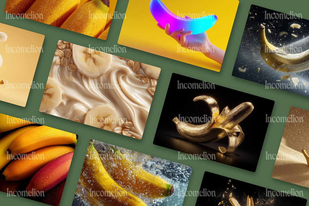 35 Editorial Banana Stock Photos, a Food Illustration by Incomelion (Photo 8 of 13)
