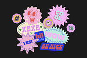 Vibe Check Sticker Pack, an Object Graphic by Alina Sh (Thumbnail 8 of 11)