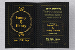Wedding Invitation Card, a Stationery Template by MightyDesign