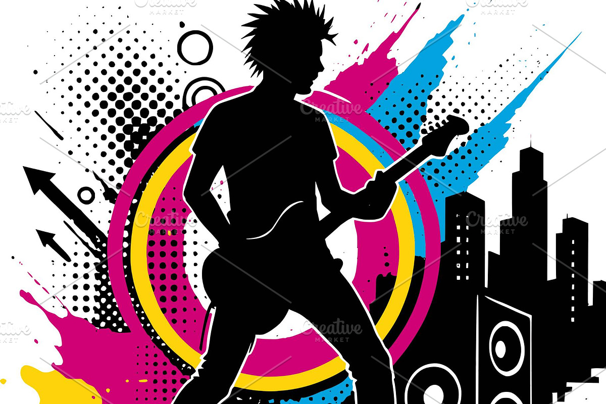 Guitarist frutiger metro grunge, a Person Illustration by Deezguizer (Photo 3 of 3)