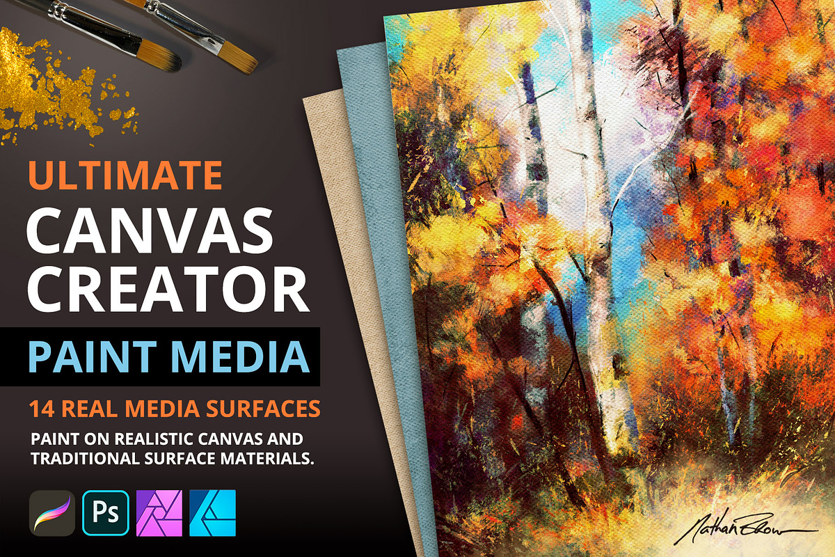 The Ultimate Canvas Creator – Paint, a Brush Add-On by Nathan Brown (Photo 1 of 14)