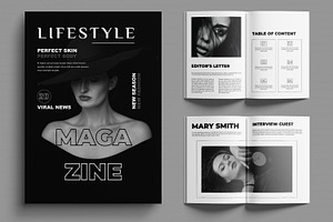 Fashion Magazine, a Magazine Template by MightyDesign
