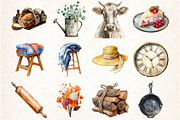 Farmer Life Sublimation Clipart, an Illustration by Libby Wishes (Thumbnail 4 of 6)