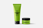Skincare Tube & Jar Mockup, a Product Mockup by Design Squad (Thumbnail 2 of 4)
