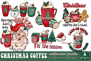 Christmas Coffee Sublimation Bundle