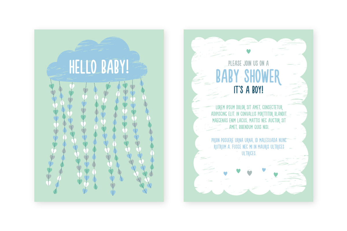 Baby Shower Invitation, an Invitation Template by moibalkon (Photo 2 of 3)