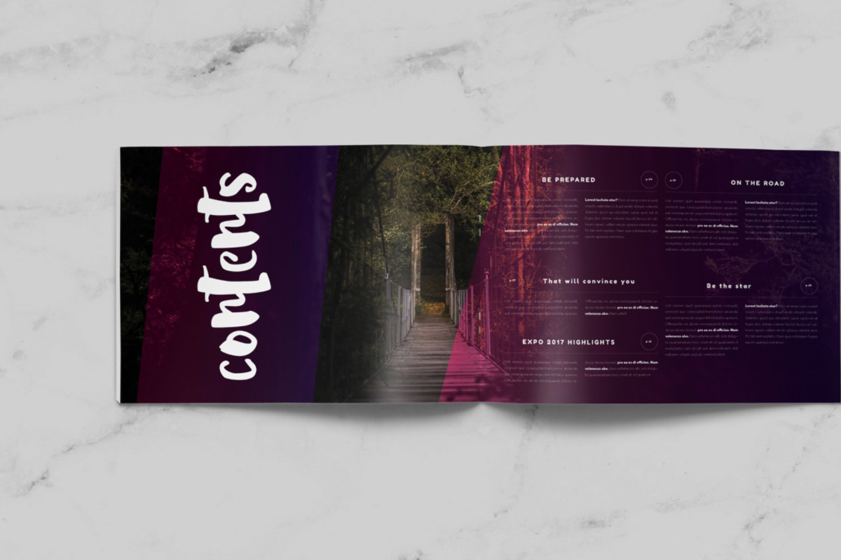 Magenta Brochure, a Brochure Template by Kahuna Design (Photo 2 of 12)
