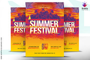 Summer Party Flyer & IG Template, a Flyer Template by GraphicDiamonds (Thumbnail 1 of 8)