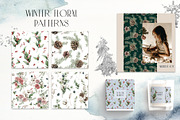 Classic Abstract Christmas patterns, an Animal Illustration by Yuliya Derbisheva (Thumbnail 3 of 9)