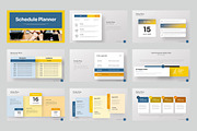 Schedule Planner PowerPoint, a Presentation Template by Stock Shape (Thumbnail 2 of 4)