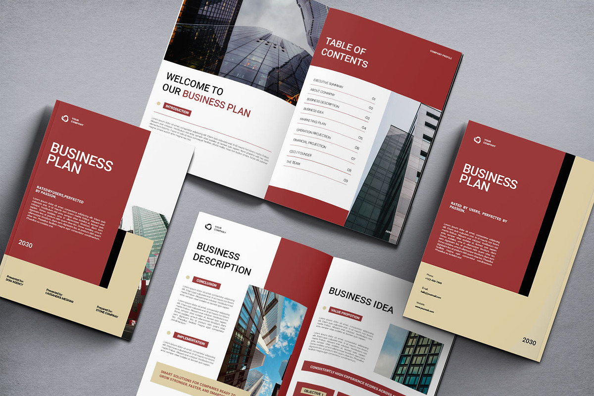 Business Plan Template, a Magazine Template by Haps Space (Photo 5 of 8)