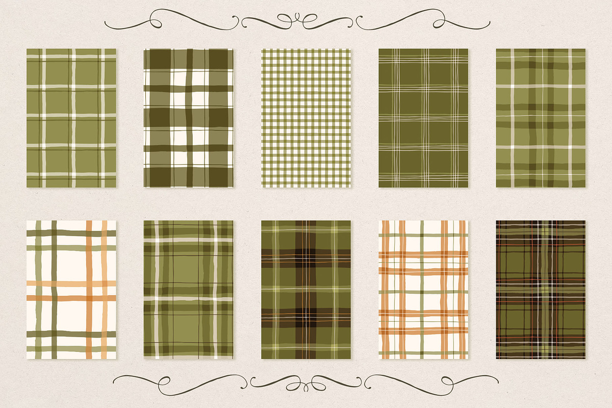 Christmas Plaid Patterns, a Pattern Graphic by PATTERNS etc. (Photo 12 of 16)