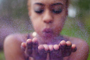 A woman blowing glitter, a Person Photo by Chelsea Victoria (Thumbnail 2 of 2)