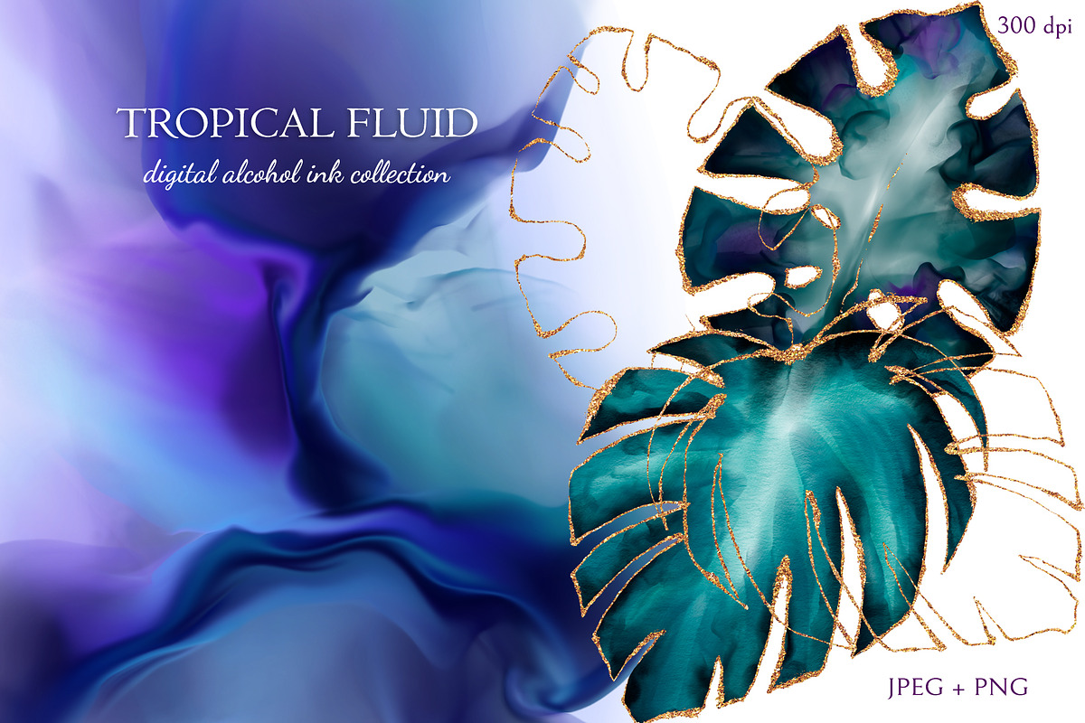 Tropical Fluid, a Texture Graphic by Salted Galaxy (Photo 1 of 12)