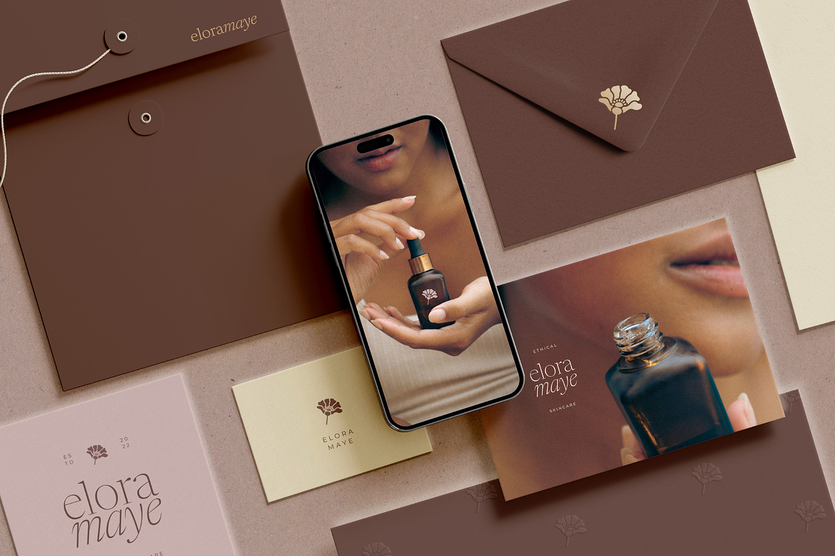 Premade Skincare Brand Kit for Canva, a Branding & Logo Template by Ederra Design (Photo 1 of 16)