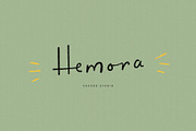 Hemora Font, a Handwritten Font by vuuuds (Thumbnail 1 of 11)