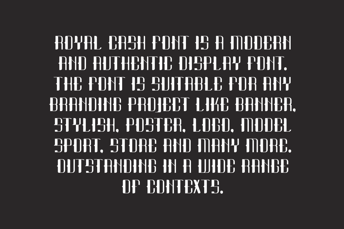 Royal Cash, a Serif Font by QR Design Studio (Photo 4 of 7)