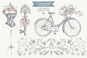 Really Rustic Vintage Wedding Kit, a Texture Illustration by Lisa Glanz (Thumbnail 3 of 5)