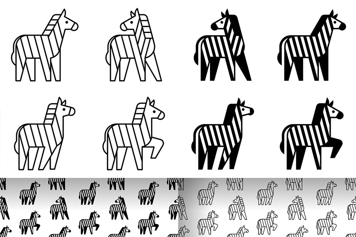 Zebra Logo, a Graphic by NataliiaVolyk (Photo 1 of 6)