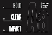 Brightform Bold Condensed Sans Font, a Sans Serif Font by Rasio Studio (Thumbnail 3 of 8)