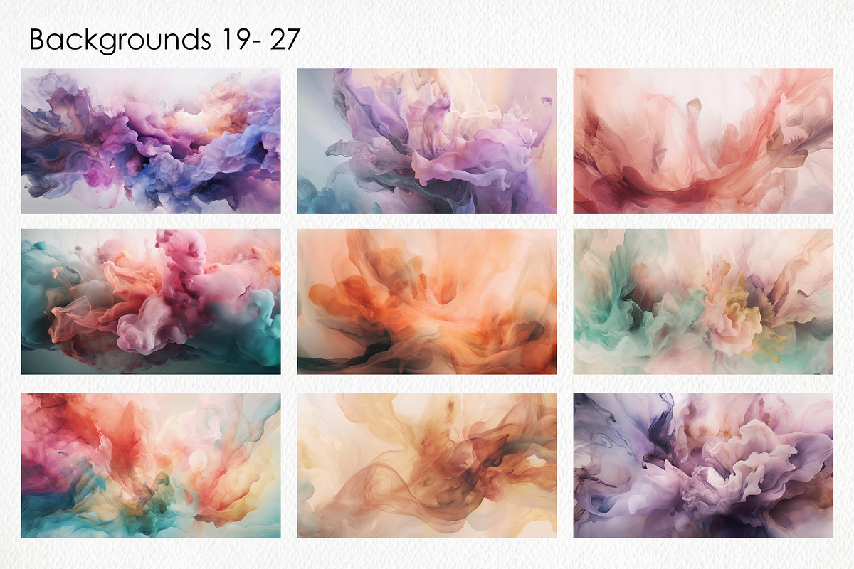 Abstract Liquid Backgrounds - Pastel, a Background Graphic by ArtIrisArt (Photo 5 of 13)