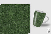 Green Denim Texture Digital Papers, a Texture Graphic by Creative Store (Thumbnail 3 of 5)