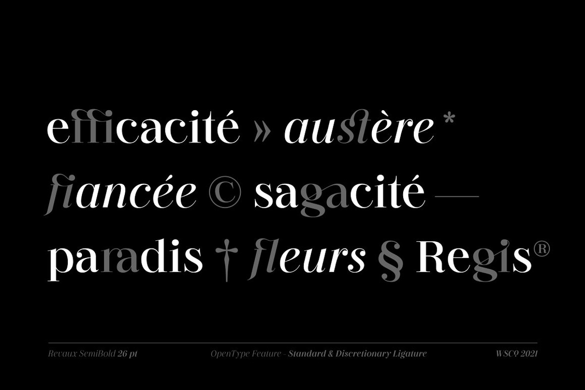 Revaux | Display Serif Family, a Serif Font by Wahyu & Sani Co. (Photo 11 of 15)