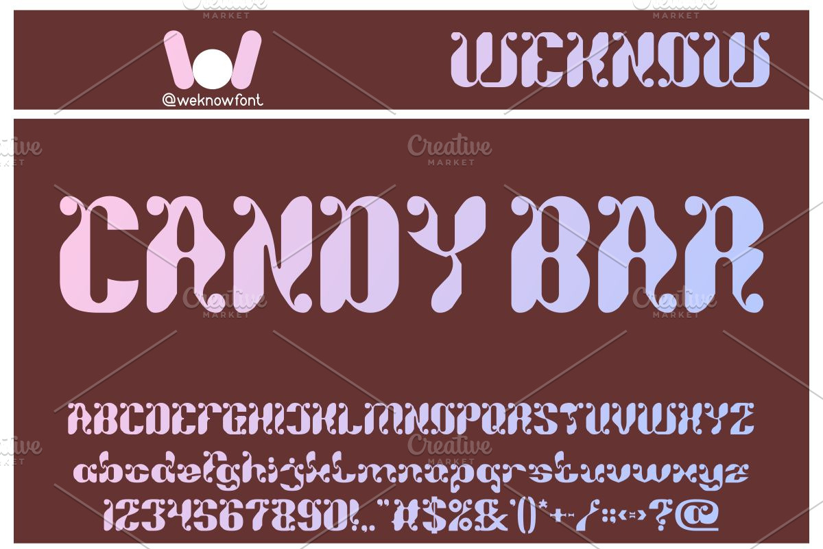 Psyche and Logos font, a Font by weknow (Photo 3 of 8)