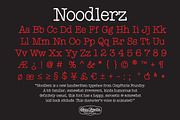Noodlerz, a Font by CozyFonts Foundry (Thumbnail 1 of 4)
