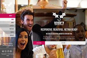 Vivify Creative One Page Parallax