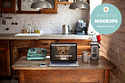 Macbook retro vol. 1 - 8 mockups, a Household Mockup by show it better (Thumbnail 1 of 5)