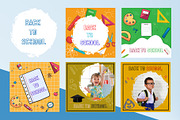 Back To School Banners Design, a Social Media Template by Nisha Droch (Thumbnail 2 of 3)