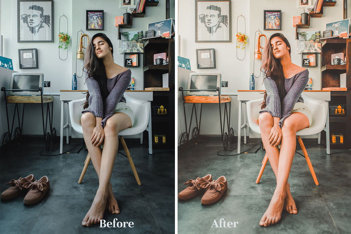 Warm & Golden - Lightroom Presets, an Action Add-On by Maple Visuals (Photo 8 of 13)