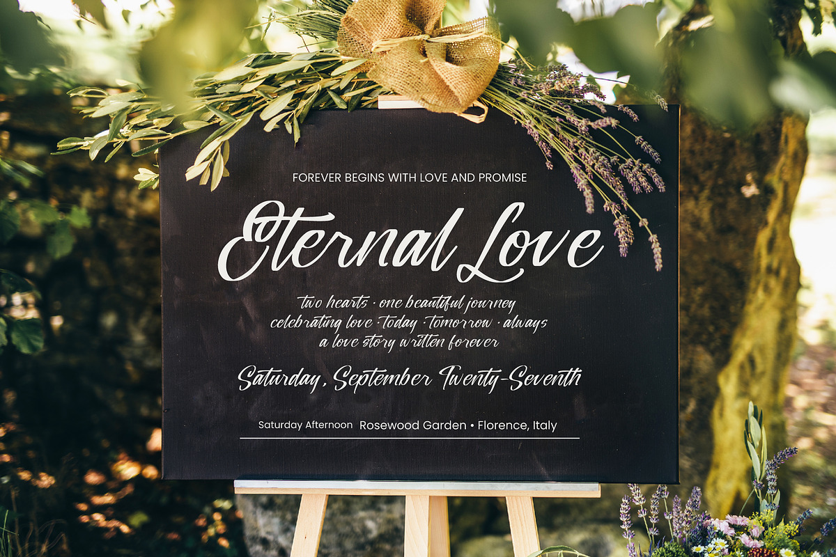 Silver Willow Natural Signature Font, a Script Font by stylishtype.co (Photo 6 of 10)