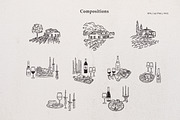 Line art Wine and Dine collection, an Object Illustration by RaDavCrafts (Thumbnail 9 of 15)
