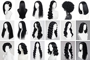 Black Hair Wig Stock Photos, a Beauty & Fashion Photo by Selenique Studio (Thumbnail 10 of 11)