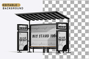 Bus Stop Billboard Mockup Set, an Advertising Mockup by pixelmock (Thumbnail 2 of 11)