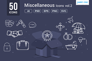 Miscellaneous Line Icons V2, an Outline Icon by Jumbo Icons