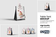 Modern Table Tent Mockup, an Advertising Mockup by bimockup (Thumbnail 1 of 6)