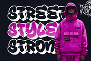 Drop Shade - Layered Melt Graffiti, a Font by figuree studio (Thumbnail 3 of 10)