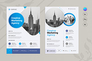 Corporate Business Flyers Template, a Flyer Template by PixWork (Thumbnail 2 of 2)