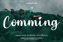 Comming | Script Font