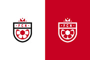 Set of Football Badge with shield, a Branding & Logo Template by Lucky Creative (Thumbnail 4 of 5)